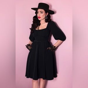 Vixen by Micheline Pitt Black Vacation Dress